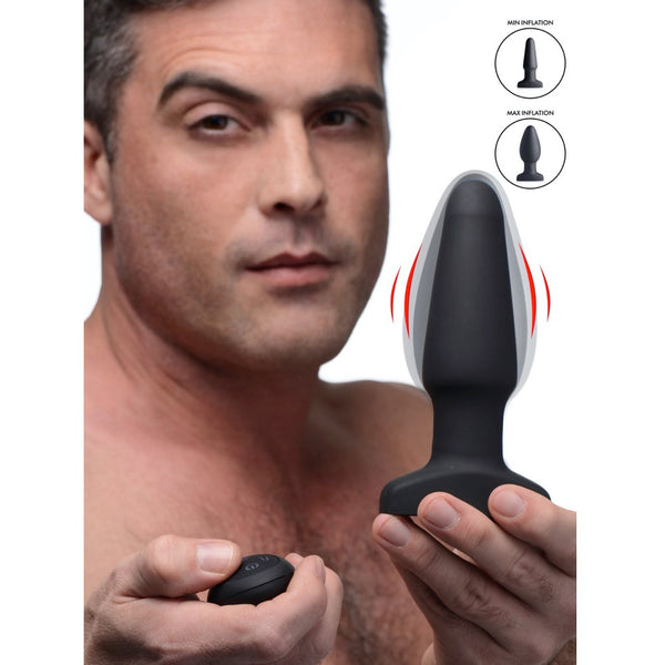 SWELL Worlds First Remote Control Inflatable 10X Vibrating Rechargeable Silicone Anal Plug - Extreme Toyz Singapore - https://extremetoyz.com.sg - Sex Toys and Lingerie Online Store