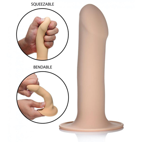 Squeeze-It Squeezable Phallic Silicone Dildo - Extreme Toyz Singapore - https://extremetoyz.com.sg - Sex Toys and Lingerie Online Store