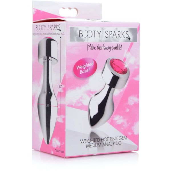 Booty Sparks Hot Pink Gem Weighted Anal Plug - Extreme Toyz Singapore - https://extremetoyz.com.sg - Sex Toys and Lingerie Online StoreBooty Sparks Hot Pink Gem Weighted Anal Plug - Extreme Toyz Singapore - https://extremetoyz.com.sg - Sex Toys and Lingerie Online Store