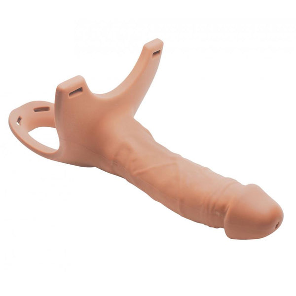 Size Matters Hollow Silicone Dildo Strap-on - Extreme Toyz Singapore - https://extremetoyz.com.sg - Sex Toys and Lingerie Online Store