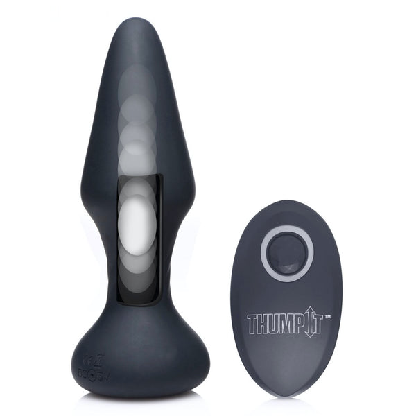 Thump It Kinetic Thumping 7X Slim Thumping Rechargeable Silicone Anal Plug - Extreme Toyz Singapore - https://extremetoyz.com.sg - Sex Toys and Lingerie Online Store
