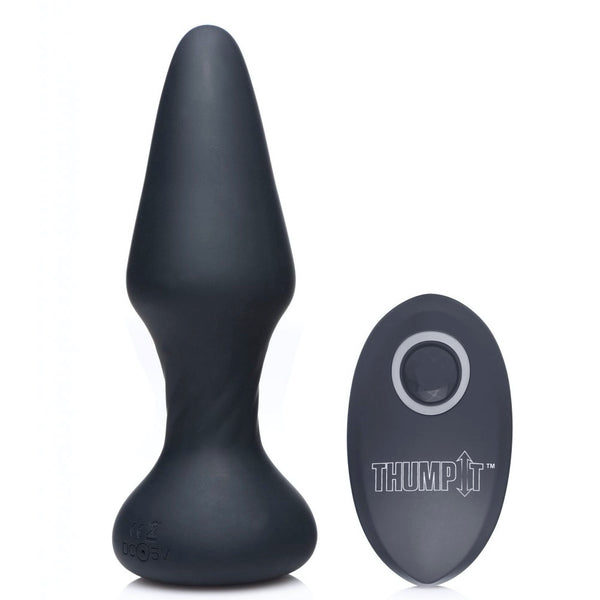 Thump It Kinetic Thumping 7X Slim Thumping Rechargeable Silicone Anal Plug - Extreme Toyz Singapore - https://extremetoyz.com.sg - Sex Toys and Lingerie Online Store