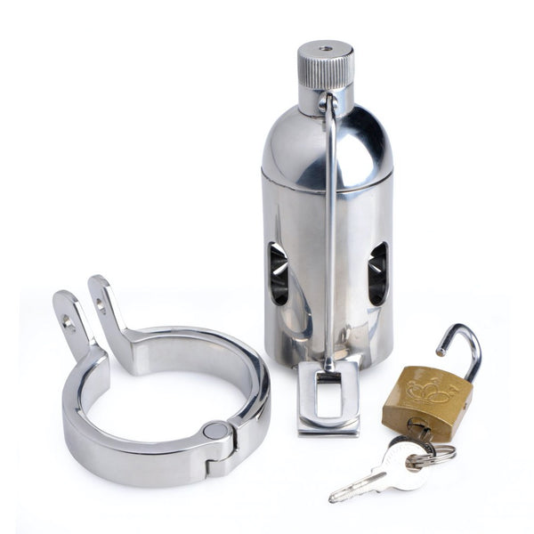 Master Series Spiked Chamber Chastity Cage - Extreme Toyz Singapore - https://extremetoyz.com.sg - Sex Toys and Lingerie Online Store