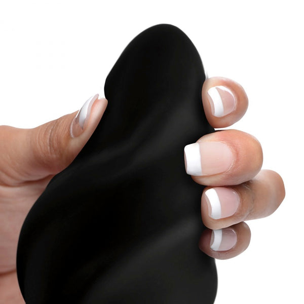 Ass Thumpers The Driller 10X Swirled Silicone Remote Control Rechargeable Vibrating Butt Plug - Extreme Toyz Singapore - https://extremetoyz.com.sg - Sex Toys and Lingerie Online Store