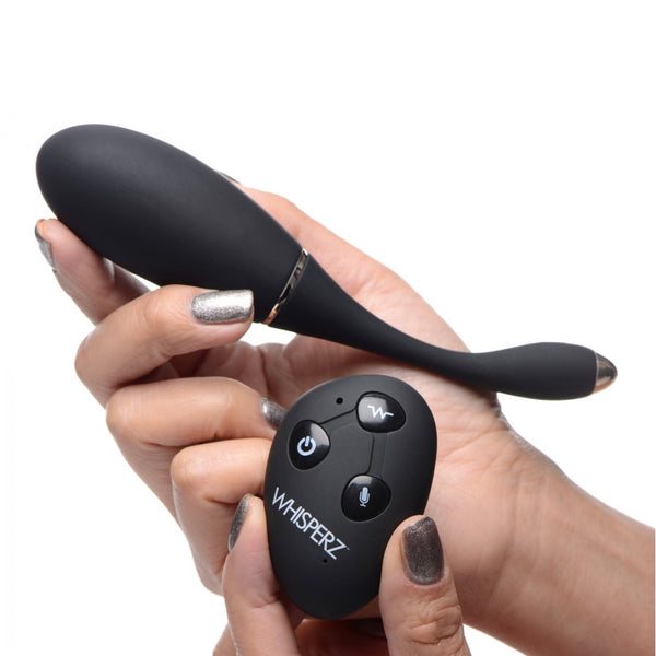 Whisperz Voice Activated 10X Vibrating Egg with Remote Control - Extreme Toyz Singapore - https://extremetoyz.com.sg - Sex Toys and Lingerie Online Store