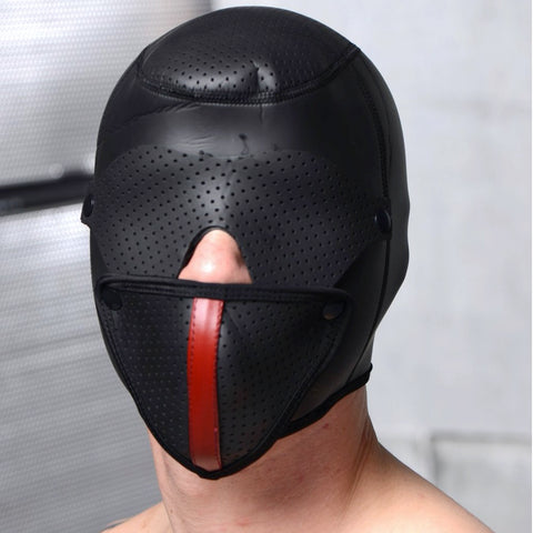 Master Series Scorpion Hood With Removable Blindfold and Face Mask - Extreme Toyz Singapore - https://extremetoyz.com.sg - Sex Toys and Lingerie Online Store