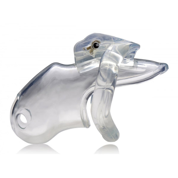 Master Series Clear Captor Chastity Cage - Extreme Toyz Singapore - https://extremetoyz.com.sg - Sex Toys and Lingerie Online Store