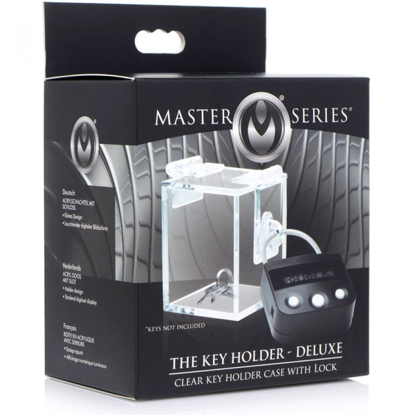 Master Series The Key Holder Deluxe Clear Case with Lock - Extreme Toyz Singapore - https://extremetoyz.com.sg - Sex Toys and Lingerie Online Store