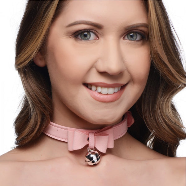 Master Series Golden Kitty Cat Bell Collar - Extreme Toyz Singapore - https://extremetoyz.com.sg - Sex Toys and Lingerie Online Store