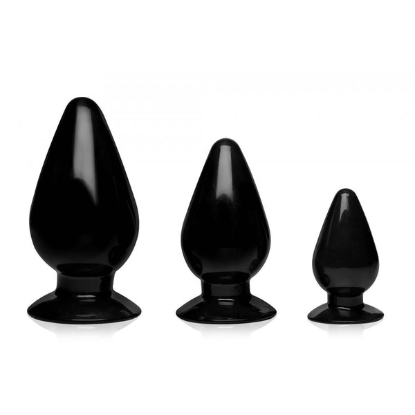 Master Series Triple Cones 3 Piece Anal Plug Set - Extreme Toyz Singapore - https://extremetoyz.com.sg - Sex Toys and Lingerie Online Store  Edit alt text