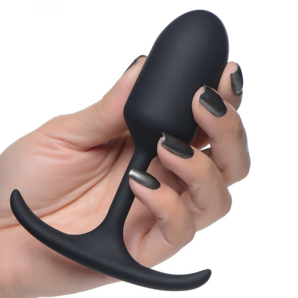 Heavy Hitters Premium Silicone Weighted Plug - Small - Extreme Toyz Singapore - https://extremetoyz.com.sg - Sex Toys and Lingerie Online Store - Bondage Gear / Vibrators / Electrosex Toys / Wireless Remote Control Vibes / Sexy Lingerie and Role Play / BDSM / Dungeon Furnitures / Dildos and Strap Ons  / Anal and Prostate Massagers / Anal Douche and Cleaning Aide / Delay Sprays and Gels / Lubricants and more...