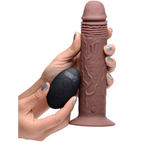 Thump It 7X Remote Control Vibrating and Thumping Rechargeable Dildo - Extreme Toyz Singapore - https://extremetoyz.com.sg - Sex Toys and Lingerie Online Store