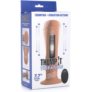 Thump It 7X Remote Control Vibrating and Thumping Rechargeable Dildo - Extreme Toyz Singapore - https://extremetoyz.com.sg - Sex Toys and Lingerie Online Store