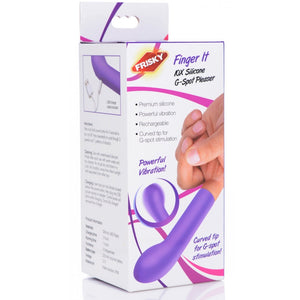 Frisky Finger It Rechargeable 10X Silicone G-Spot Pleaser - Extreme Toyz Singapore - https://extremetoyz.com.sg - Sex Toys and Lingerie Online Store