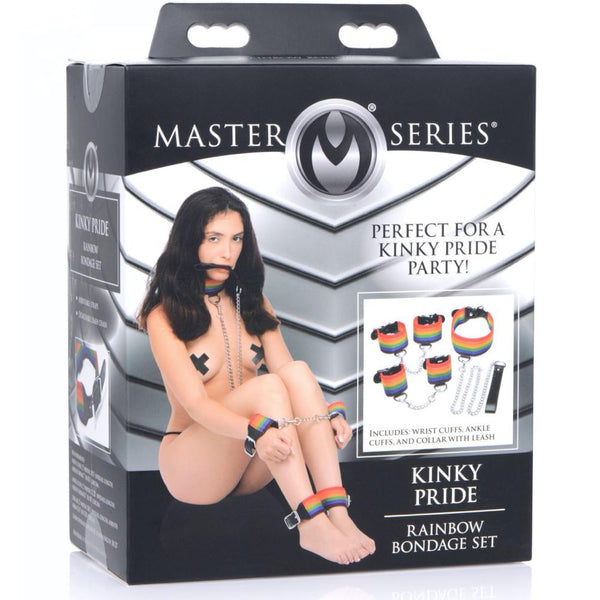 Master Series Kinky Pride Rainbow Bondage Set - Extreme Toyz Singapore - https://extremetoyz.com.sg - Sex Toys and Lingerie Online Store