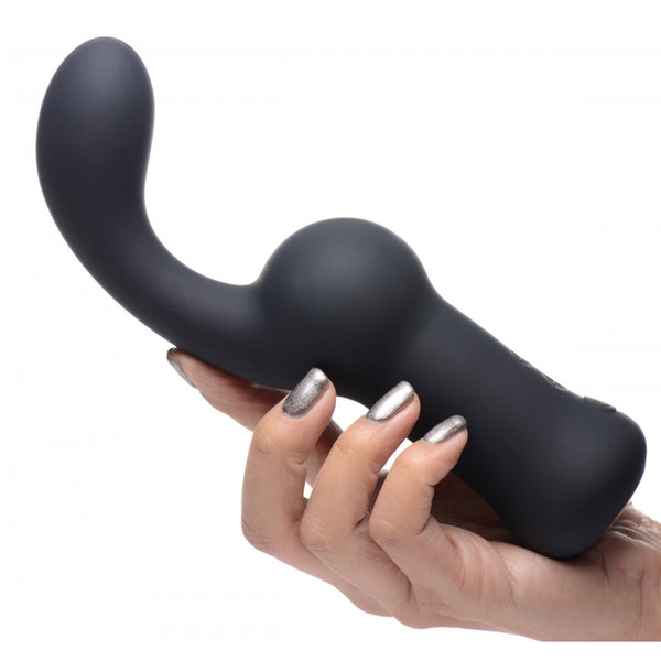 Master Series Pleaser Hook 10X Silicone Rechargeable Anal Vibrator - Extreme Toyz Singapore - https://extremetoyz.com.sg - Sex Toys and Lingerie Online Store