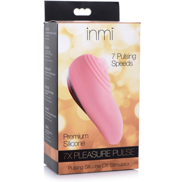 Inmi 7X Pulsing Rechargeable Silicone Clit Stimulator - Extreme Toyz Singapore - https://extremetoyz.com.sg - Sex Toys and Lingerie Online Store