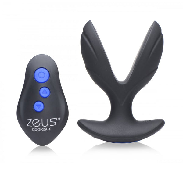 Zeus Electrosex 64X Electro-Spread Vibrating and Estim Silicone Butt Plug - Extreme Toyz Singapore - https://extremetoyz.com.sg - Sex Toys and Lingerie Online Store