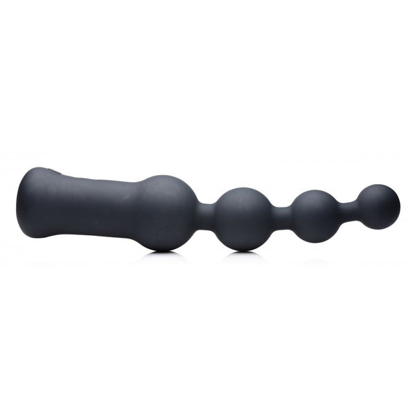 Master Series Deluxe Voodoo Beads 10X Silicone Rechargeable Anal Beads Vibrator - Extreme Toyz Singapore - https://extremetoyz.com.sg - Sex Toys and Lingerie Online Store