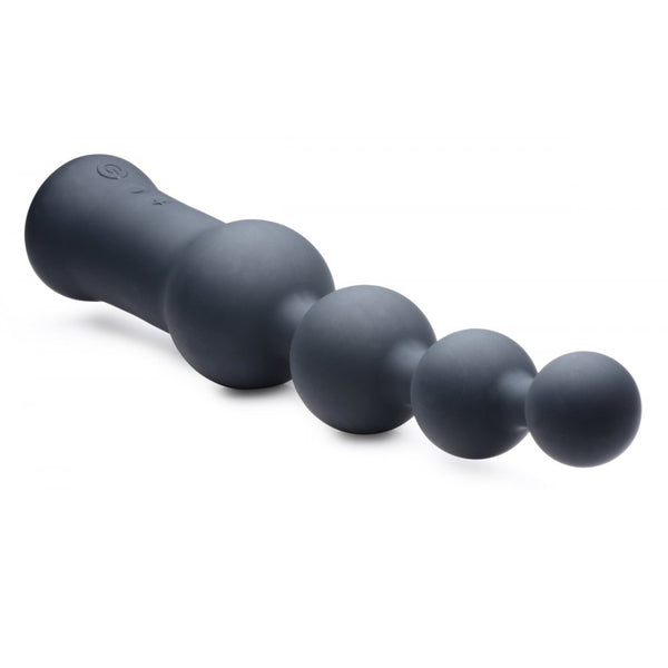 Master Series Deluxe Voodoo Beads 10X Silicone Rechargeable Anal Beads Vibrator - Extreme Toyz Singapore - https://extremetoyz.com.sg - Sex Toys and Lingerie Online Store