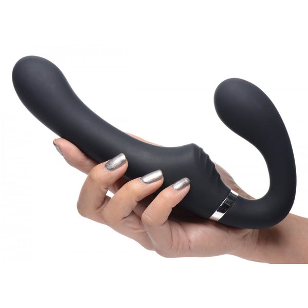 Strap U Mighty Rider 10X Vibrating Strapless Strap-on - Extreme Toyz Singapore - https://extremetoyz.com.sg - Sex Toys and Lingerie Online Store