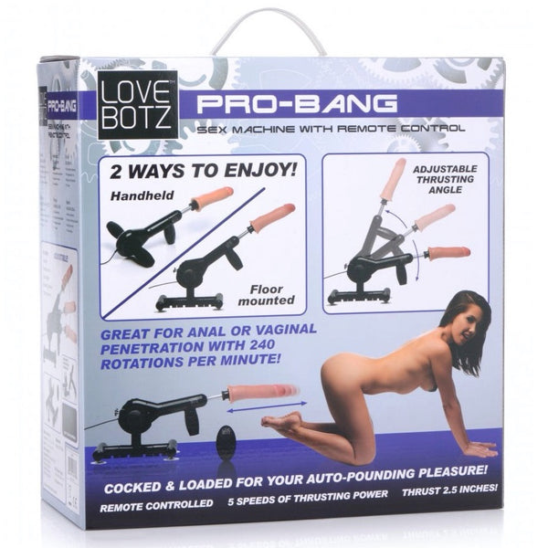 LoveBotz Pro-Bang Sex Machine with Remote Control - Extreme Toyz Singapore - https://extremetoyz.com.sg - Sex Toys and Lingerie Online Store