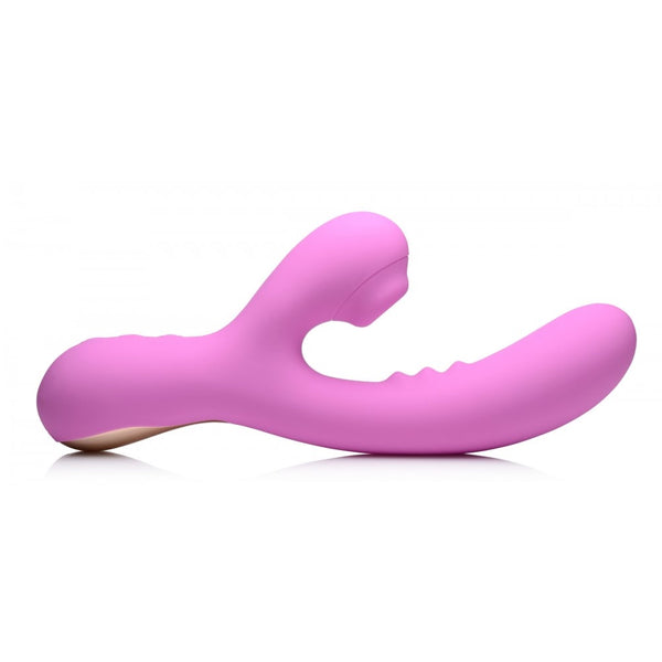 Inmi 8X Silicone Suction Rechargeable Rabbit Vibrator - Extreme Toyz Singapore - https://extremetoyz.com.sg - Sex Toys and Lingerie Online Store