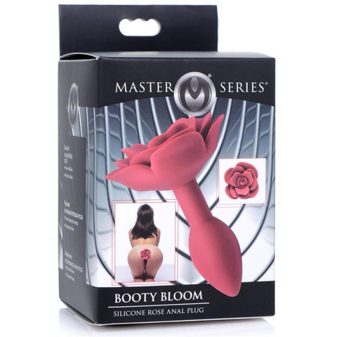 Master Series Booty Bloom Silicone Rose Anal Plug (3 Sizes Available) - Extreme Toyz Singapore - https://extremetoyz.com.sg - Sex Toys and Lingerie Online Store