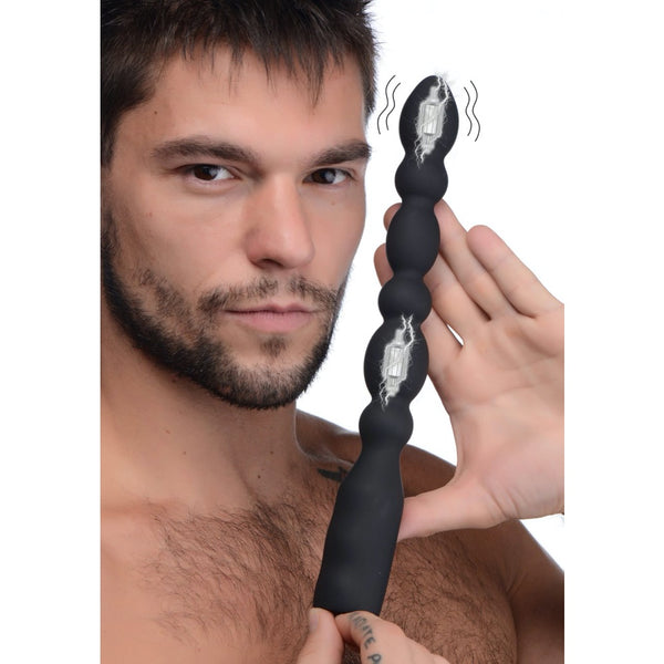 Master Series Viper Anal Beads Rechargeable Silicone Dual Motor Vibrator - Extreme Toyz Singapore - https://extremetoyz.com.sg - Sex Toys and Lingerie Online Store