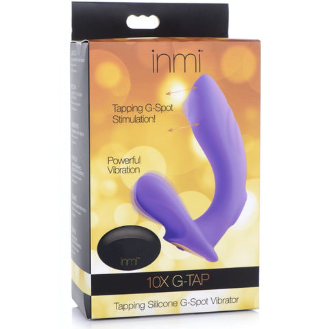 Inmi 10X G-Tap Tapping Silicone G-spot Vibrator - Extreme Toyz Singapore - https://extremetoyz.com.sg - Sex Toys and Lingerie Online Store