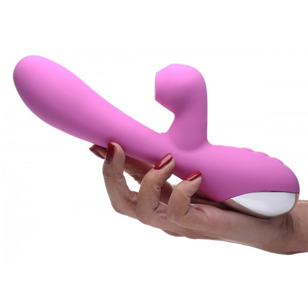 Inmi Shegasm 5 Star 7X Suction Come-Hither Rechargeable Silicone Rabbit Vibrator -  Extreme Toyz Singapore - https://extremetoyz.com.sg - Sex Toys and Lingerie Online Store