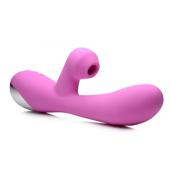 Inmi Shegasm 5 Star 7X Suction Come-Hither Rechargeable Silicone Rabbit Vibrator -  Extreme Toyz Singapore - https://extremetoyz.com.sg - Sex Toys and Lingerie Online Store