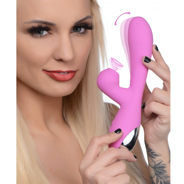 Inmi Shegasm 5 Star 7X Suction Come-Hither Rechargeable Silicone Rabbit Vibrator -  Extreme Toyz Singapore - https://extremetoyz.com.sg - Sex Toys and Lingerie Online Store