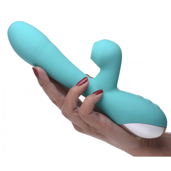 Inmi Shegasm 5 Star 7X Suction Come-Hither Rechargeable Silicone Rabbit Vibrator -  Extreme Toyz Singapore - https://extremetoyz.com.sg - Sex Toys and Lingerie Online Store