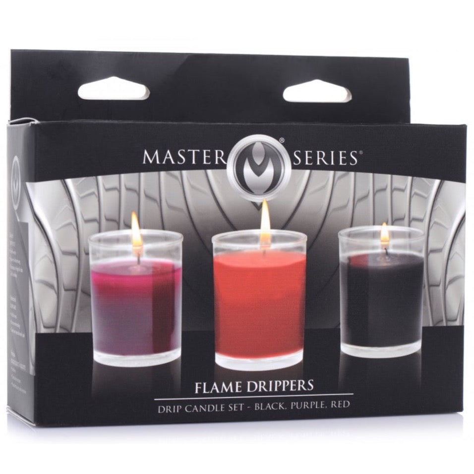 Master Series Flame Drippers Candle Set Designed for Wax Play - Extreme Toyz Singapore - https://extremetoyz.com.sg - Sex Toys and Lingerie Online Store