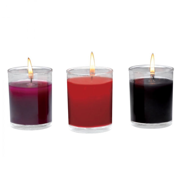 Master Series Flame Drippers Candle Set Designed for Wax Play - Extreme Toyz Singapore - https://extremetoyz.com.sg - Sex Toys and Lingerie Online Store