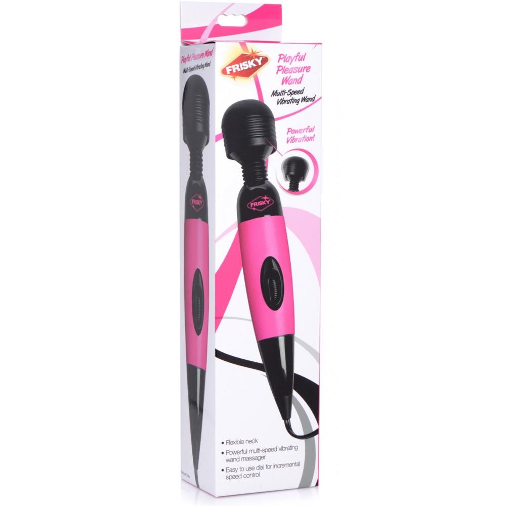 Frisky Playful Pleasure Multi-Speed Vibrating Wand - Extreme Toyz Singapore - https://extremetoyz.com.sg - Sex Toys and Lingerie Online Store