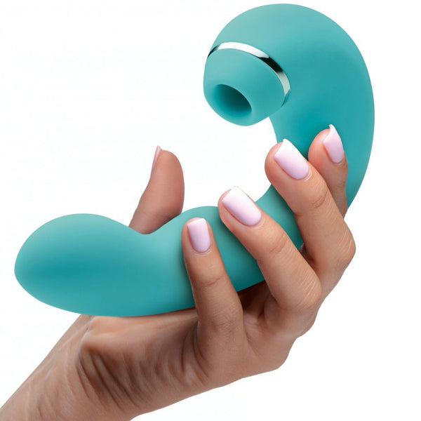 Inmi Shegasm 5 Star 10X Tapping Rechargeable G-Spot Silicone Vibrator with Suction - Extreme Toyz Singapore - https://extremetoyz.com.sg - Sex Toys and Lingerie Online Store