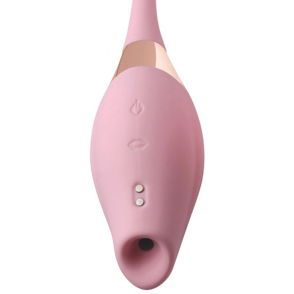 Inmi Shegasm 8X Tandem Plus Silicone Suction Rechargeable Clitoral Stimulator and Egg - Extreme Toyz Singapore - https://extremetoyz.com.sg - Sex Toys and Lingerie Online Store