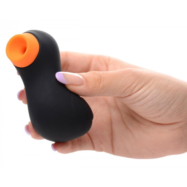 Inmi Shegasm Sucky Ducky Rechargeable Clitoral Stimulator - Black - Extreme Toyz Singapore - https://extremetoyz.com.sg - Sex Toys and Lingerie Online Store