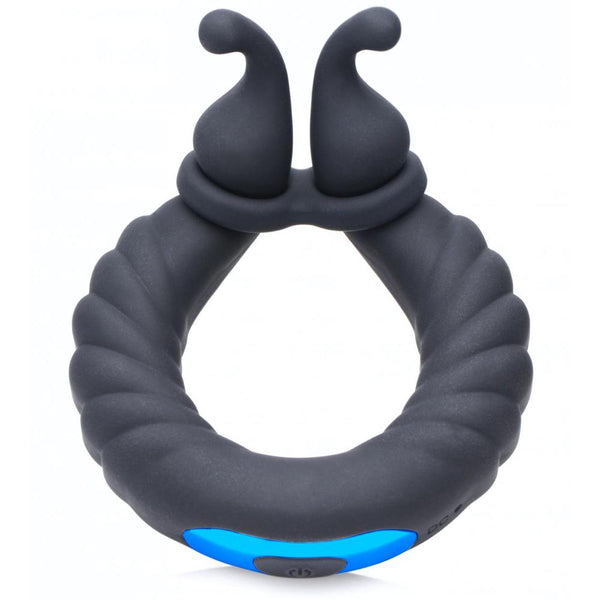Trinity for Men 10X Cobra Dual Stimulation Rechargeable Silicone Cock Ring - Extreme Toyz Singapore - https://extremetoyz.com.sg - Sex Toys and Lingerie Online Store
