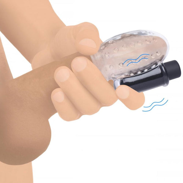 Trinity for Men 28X Rechargeable Penis Head Teaser with Remote Control - Extreme Toyz Singapore - https://extremetoyz.com.sg - Sex Toys and Lingerie Online Store