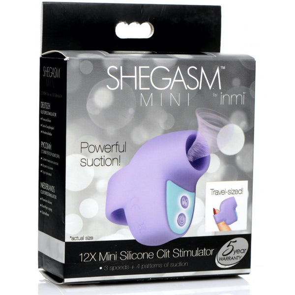 Inmi 12X Mini Rechargeable Silicone Clit Stimulator (2 Colours Available) - Extreme Toyz Singapore - https://extremetoyz.com.sg - Sex Toys and Lingerie Online Store