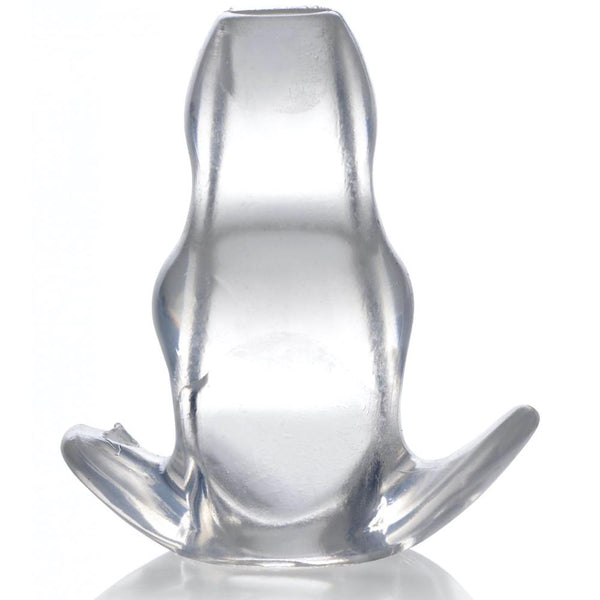 Master Series Clear View Hollow Anal Plug (4 Sizes Available) - Extreme Toyz Singapore - https://extremetoyz.com.sg - Sex Toys and Lingerie Online Store