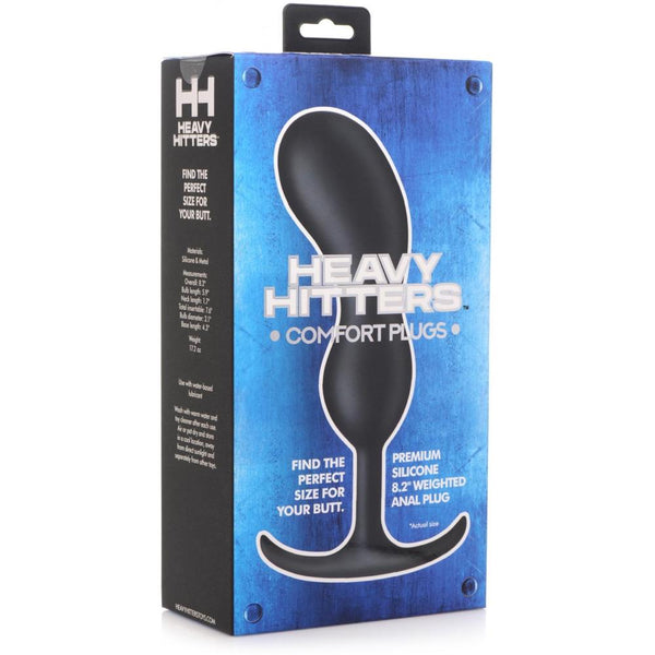 Heavy Hitters Premium Silicone Weighted Prostate Plug - XL - Extreme Toyz Singapore - https://extremetoyz.com.sg - Sex Toys and Lingerie Online Store