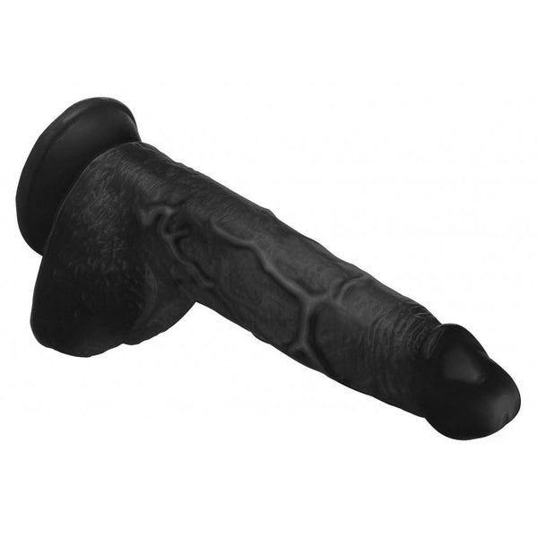 Master Cock Beefy Brad 9" Dildo with Balls (Black) - Extreme Toyz Singapore - https://extremetoyz.com.sg - Sex Toys and Lingerie Online Store