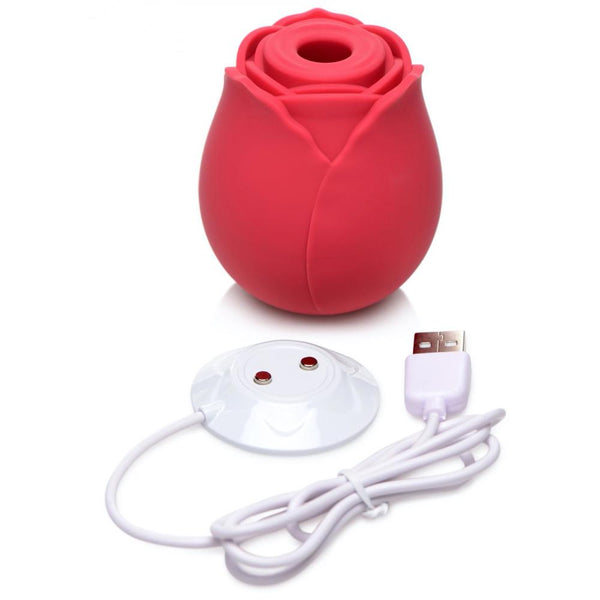 Inmi Bloomgasm Wild Rose 10X Rechargeable Silicone Clit Stimulator - Extreme Toyz Singapore - https://extremetoyz.com.sg - Sex Toys and Lingerie Online Store