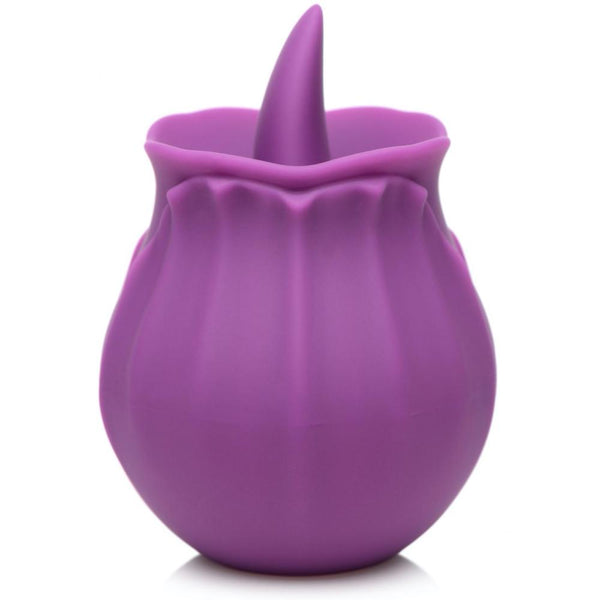 Inmi Bloomgasm Wild Violet 10X Rechargeable Silicone Clit Licking Stimulator - Extreme Toyz Singapore - https://extremetoyz.com.sg - Sex Toys and Lingerie Online Store