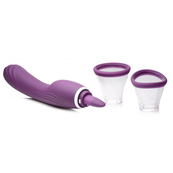 Inmi Lickgasm 8X Licking and Sucking Rechargeable Vibrator -  Extreme Toyz Singapore - https://extremetoyz.com.sg - Sex Toys and Lingerie Online Store