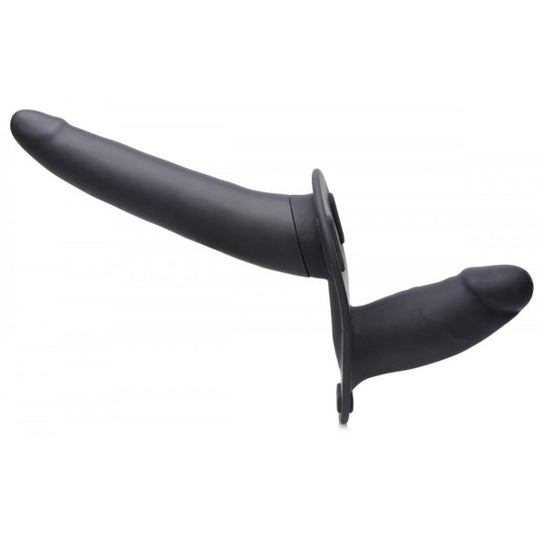 Strap U 28X Power Pegger Beginner Vibrating Double Dildo with Harness and Remote - Extreme Toyz Singapore - https://extremetoyz.com.sg - Sex Toys and Lingerie Online Store